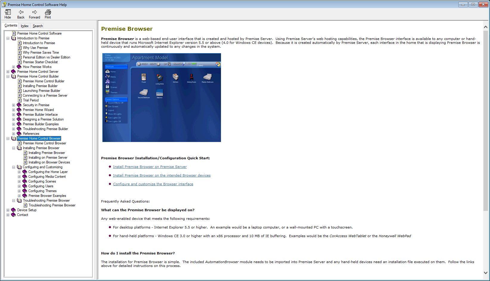 Premise Browser