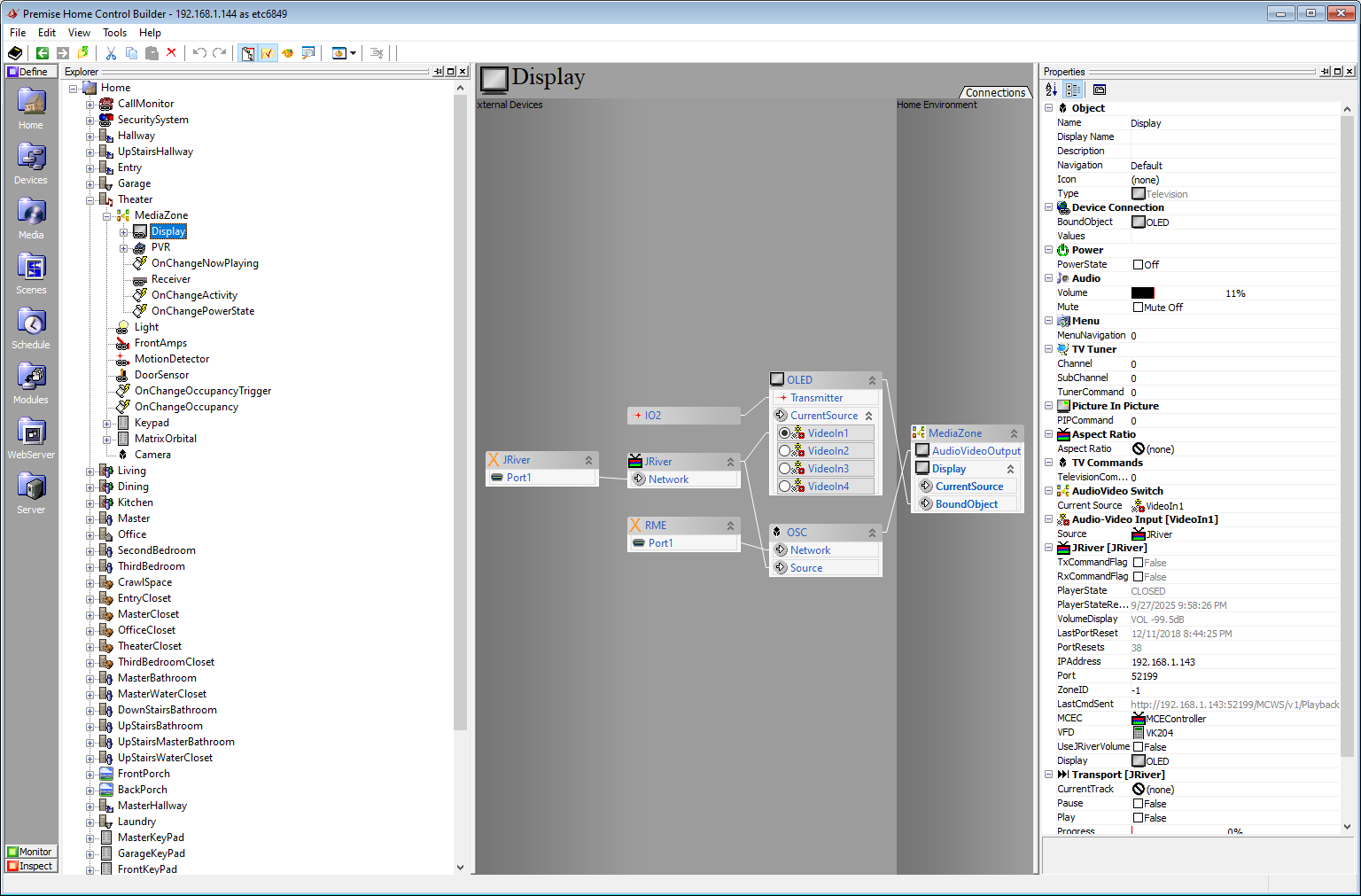 Premise UI overview